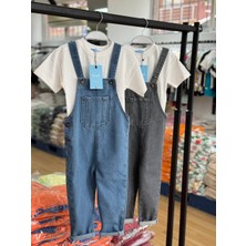 Luviscollectionkids Unisex Kız , Erkek Çocuk Önden Cepli Salopet, Bahçıvan Tulum