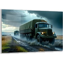 Exel Home Arabalar Cam Tablo - Kamyonlar - Yatay Motif 05-087