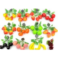 Magnetli Yapay Meyve Dalı 9 Adet Birden