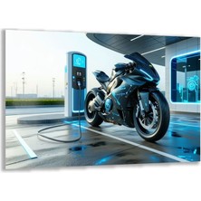 Exel Home Arabalar Cam Tablo - Motosikletler - Yatay Motif 04-053