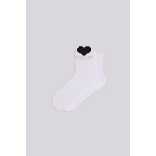 Tyess Bg Store Kız Çocuk Beyaz Çorap