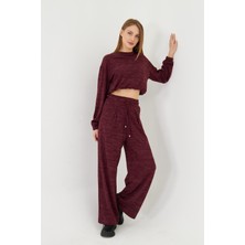 Tiffany & Tomato Pileli Beli Lastikli Triko Pantolon