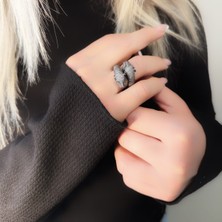 Daniel Angelson Black Panter Safir Zircon Gümüş Yüzük