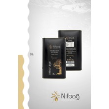 Nilbağ Zeytinyağları Ayvalık Natural Soğuk Sıkım Sızma Zeytinyağı Teneke 3lt.