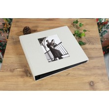 Nrcn Fotoğraf Albümü 10 x 15 cm 600'lük Koton Desenli(Krem)