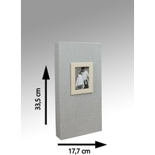 Nrcn Fotoğraf Albümü 10 x 15 cm 300'lük Koton Desenli Vizon