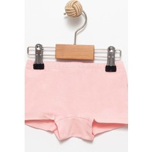 Kız Çocuk Pamuklu Lacivert ve Pembe Külot Boxer 3'lü Set - Kız Çocuk Iç Giyim