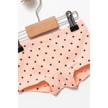 Kız Çocuk Pamuklu Pembe ve Lacivert Külot Boxer 3'lü Set - Kız Çocuk Iç Giyim