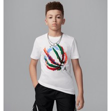 Nıke Jordan Jdb Bball Fıre Ss Tee Erkek Çocuk Tişört