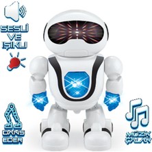 Sesli, Işıklı, Müzikli Dans Eden Hareketli Robot