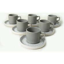 Keramika Stone Çay Takımı 12 Parça 6 Kişilik 21426