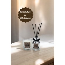 Tiem Concept Vanilya Kokulu Bardak Mum ve 100 ml Oda Kokusu Seti