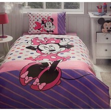 Özdilek - Minnie Mouse Trend Lisanslı Tek Kişilik Pike Takımı