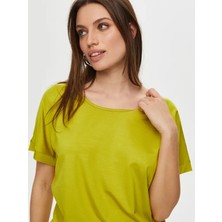 Faik Sönmez Yuvarlak Yaka Düşük Kollu T-Shirt S25TSH003
