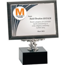 Odak Kupa - Ahşap Plaketler - PL-080-M B - 15X20 cm