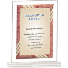 ODAK KUPA - Cam Plaketler - CM-086-M B - 18x21 cm