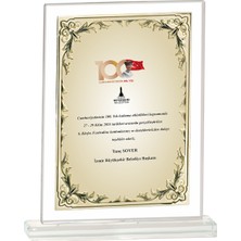 ODAK KUPA - Cam Plaketler - CM-082-M B - 18x21 cm