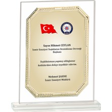 ODAK KUPA - Cam Plaketler - CM-084-M B - 18x21 cm