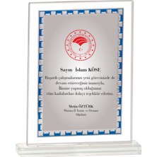 ODAK KUPA - Cam Plaketler - CM-088-M A - 18x21 cm