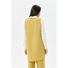 Tencel Kumaş Üçlü Takım Kolyeli  Asit