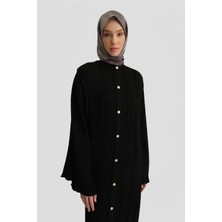 Armine Piliseli Ferace 25Y8305 Siyah