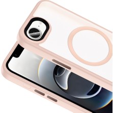 Zore Apple iPhone 16E Kılıf Mat Arka Yüzey Wireless Şarj Özellikli Zore Flet Magsafe Kapak