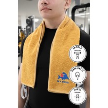 Favora Spor Antrenman Havlusu 105x30 - Hardal
