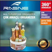 Rasne 360• Derece Dönebilir Çok Amaçlı Organizer Baharatlık