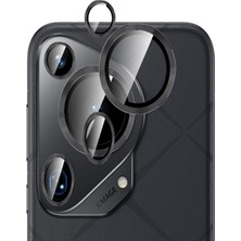 Microcase Huawei Pura 70 Ultra Kamera Camı Lens Koruyucu Halka Set - AL8114