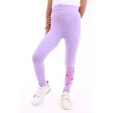 Toontoy Kız Çocuk Baskılı Tayt