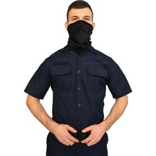 Jandarma Asayiş Kısa Kol Lacivert Yazlık Gömlek Renk Atmaz