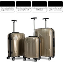 Reymond Inox Polikarbon Valiz, 3\'lü Set