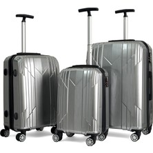 Reymond Inox Polikarbon Valiz, 3\'lü Set