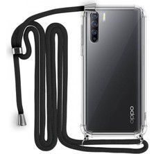 Piyasa Sepeti Oppo A31 Boyun Askılı Şeffaf Tank Kılıf