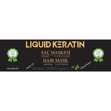 Liquid Keratin Organik Saf Keratinli Saç Maskesi 250 ml
