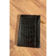 Croco Desenli Kadın Kartlık Cüzdan