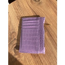 Croco Desenli Kadın Kartlık Cüzdan
