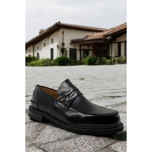 eforia New Onix 255 01 Siyah  Deri Tam Ortopedik Casual Günlük Erkek Ayakkabı