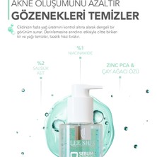 Lee Shia - Sebum Shield - Yüz Temizleme Jeli - Yağlı ve Karma Ciltler Için 200 ml