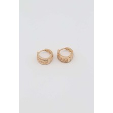 Glare Jewellery Zincir Detay Zirkon Taş Küpe