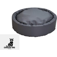 Cemgizay Lüx Kedi & Köpek Yatağı 50 cm Yıkanabilir Sünger Dolgu Yırtılmaz