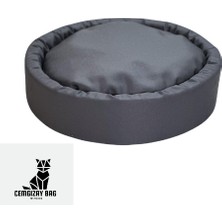 Cemgizay Lüx Kedi & Köpek Yatağı 50 cm Yıkanabilir Sünger Dolgu Yırtılmaz