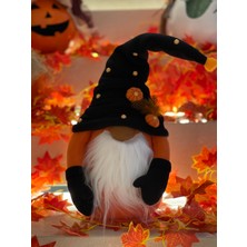 Mady Aksesuar Halloween Sevimli Şans Cüceleri Dekoratif Peluş Cadılar Bayramı Peluş Dekor 50 cm