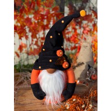 Mady Aksesuar Halloween Sevimli Şans Cüceleri Dekoratif Peluş Cadılar Bayramı Peluş Dekor 50 cm