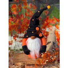 Mady Aksesuar Halloween Sevimli Şans Cüceleri Dekoratif Peluş Cadılar Bayramı Peluş Dekor 50 cm