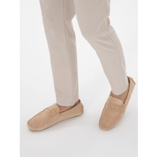 Cacharel Erkek Bej Süet Loafer Ayakkabı 50308457-VR011