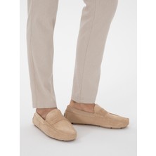 Cacharel Erkek Bej Süet Loafer Ayakkabı 50308457-VR011