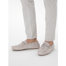 Cacharel Erkek Taş Süet Loafer Ayakkabı 50308450-VR049