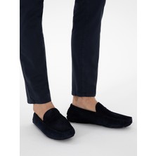 Cacharel Erkek Lacivert Süet Loafer Ayakkabı 50308457-VR033