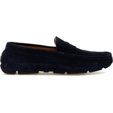 Cacharel Erkek Lacivert Süet Loafer Ayakkabı 50308457-VR033